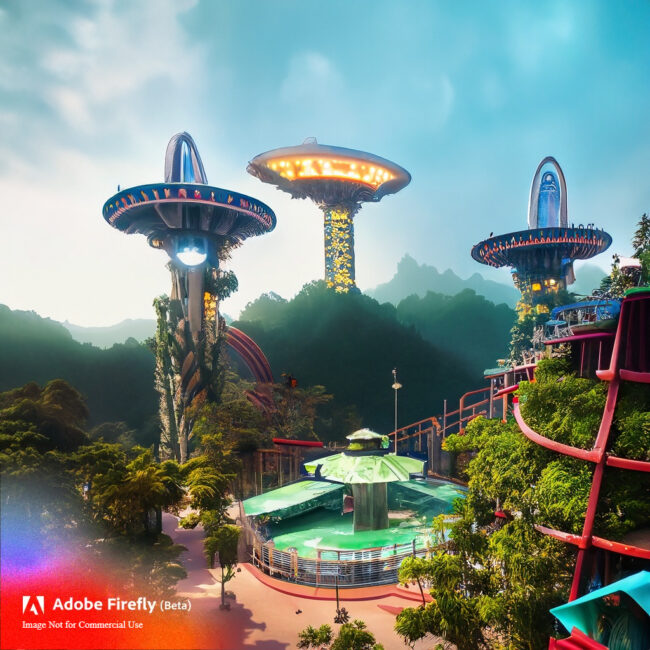 SkyWorld's Theme Park in Genting Highlands. Genting Highlands and Batu Caves