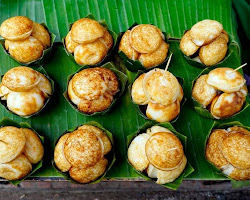 Khanom Krok (Sweet Rice Cakes) Thai dessert. A Sweet Guide to Thai Desserts