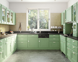 U-shaped kitchen design-Functional and Stylish Kitchen