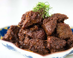 Rendang beef dish in Kuala Lumpur. One of The Best of Malaysian Food in Kuala Lumpur. 