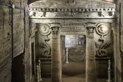 The Catacombs of Kom El Shoqafa, Alexandria-Egypt