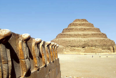 Saqqara pyramid The oldest standing step pyramid in Egypt. Giza-Egypt.