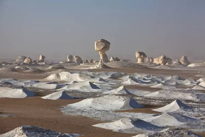 White Desert-Egypt. Safari in Egypt.