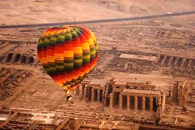 Hot air balloon-ride at sunrise-luxor