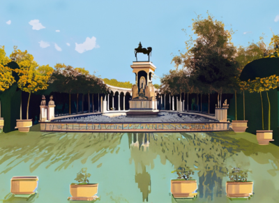 El Retiro Park Madrid by Firefly