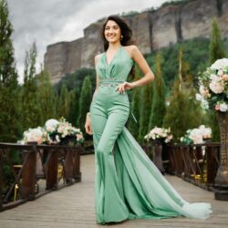 Jumpsuits pantsuits and even minidresses are all fair game for the modern bride. 2024 Fashion-by AI