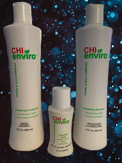 CHI Enviro Smoothing Treatment after care, the one I had used. The CHI Treatment for hair